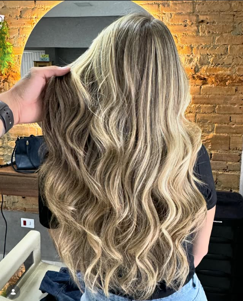 Mechas e finalização — Kah Studio Brooklin